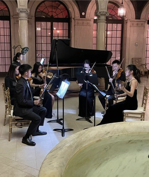 Students perform at the Helena Raskob Arts Institute Concert. Photo Credit: Archmere Academy
 