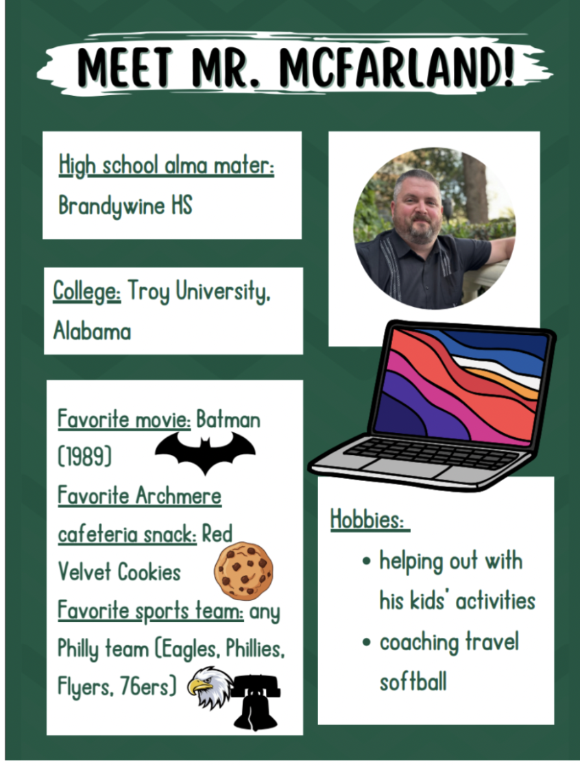Some of Mr. McFarland's favorites!